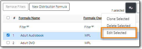 Distribution Formula