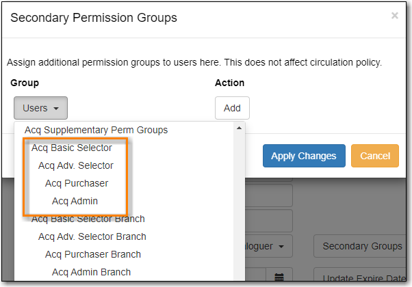 Acq Supplementary Perm Groups