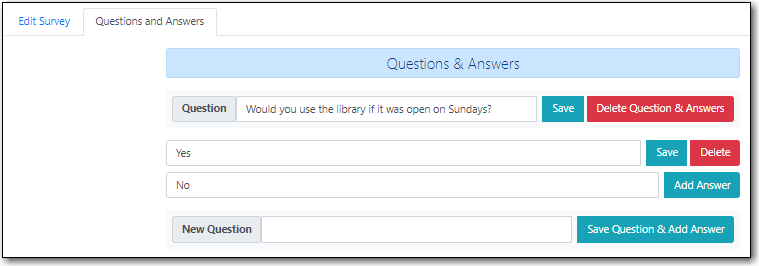 Create Survey