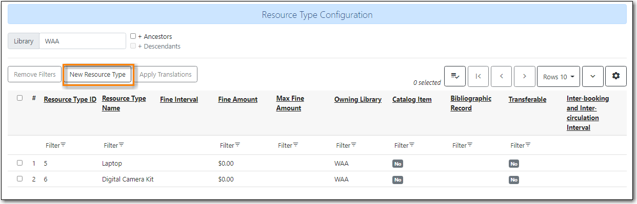 new resource type